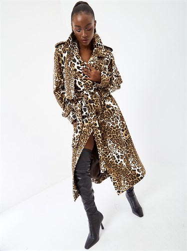 Пальто-тренч "Леопард"