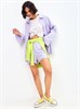 Костюм с шортами, цвет лавандовый - фото 10811