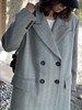 Пальто мужского кроя, цвет серый - фото 12225