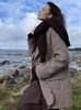 Жакет в стиле дадкор, цвет бежево-коричневый - фото 12467