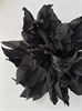 Брошь-цветок цвет чёрный - фото 5892