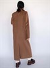 Двубортное пальто цвет классический коричневый - фото 6629