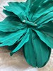 Брошь-цветок изумрудно-зелёный - фото 9089