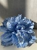 Брошь-цветок цвет небесно-голубой - фото 9632