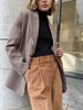 Жакет в стиле дадкор, цвет бежево-коричневый - фото 9737
