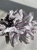 Брошь-цветок цвет пепельный - фото 9957